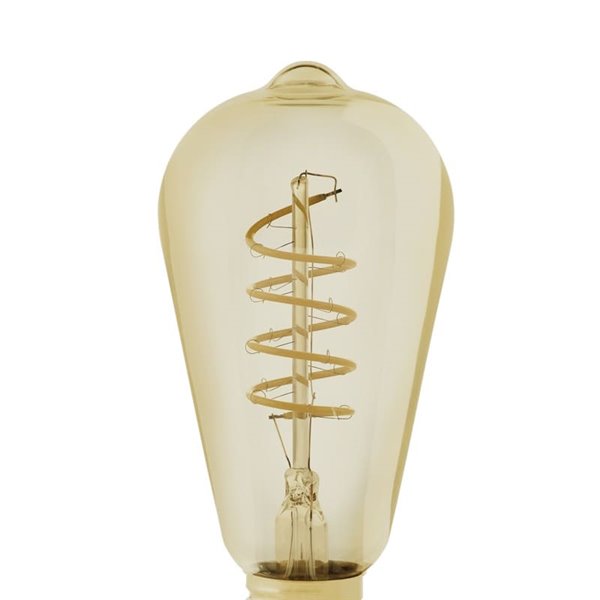 Bombilla LED Decorativa ST64 Ámbar 4W 2000K E27 | Diseño Vintage y Regulable