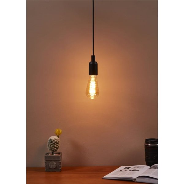 Bombilla LED Decorativa ST64 Ámbar 4W 2000K E27 | Diseño Vintage y Regulable