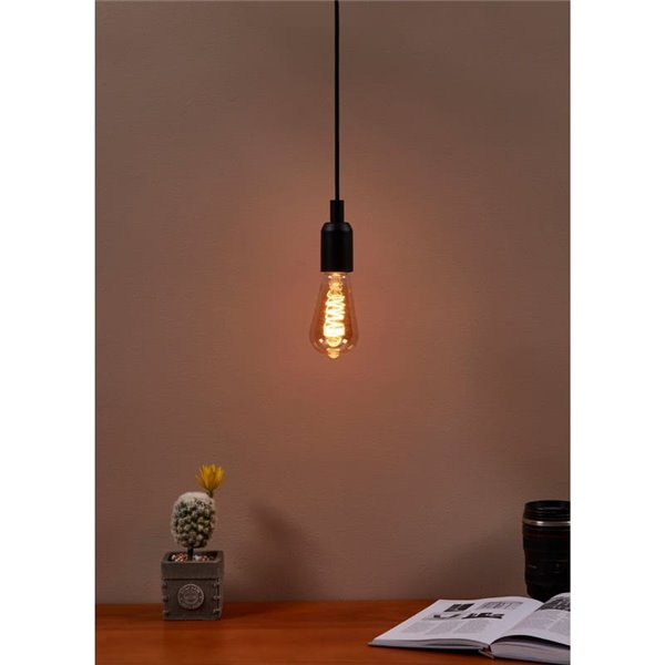 Bombilla LED Decorativa ST64 Ámbar 4W 2000K E27 | Diseño Vintage y Regulable