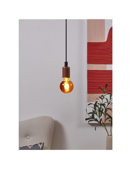 Lâmpada LED Decorativa G80 Cobre 4W 2000K E27 | Decorativo e Vintage