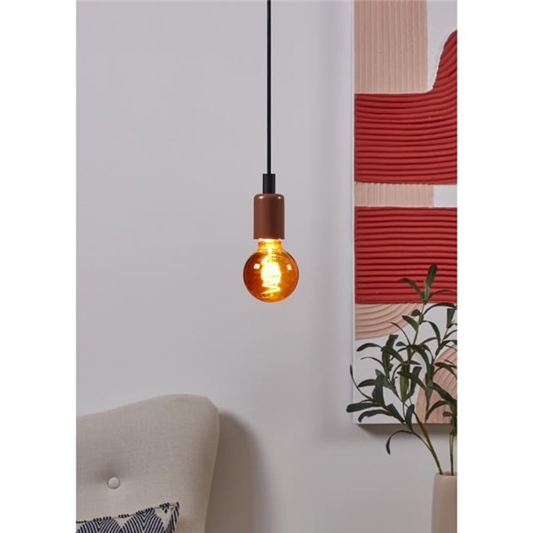 Bombilla LED Decorativa G80 Cobre 4W 2000K E27 | Decorativa y Vintage