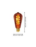 Bombilla LED Decorativa ST64 Cobre 4W 2000K E27 | Diseño Vintage y Decorativa