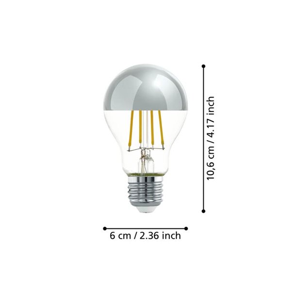 Ampoule LED Décorative A60 Cuivre 7,3W 2700K E27 | Lumière chaude et antiéblouissante
