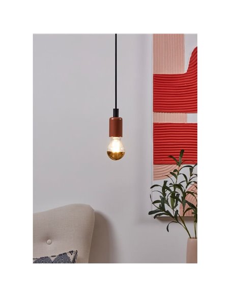 Bombilla LED con cabezal espejo dorado A60,  7.3W 2700K E27 | Luz Cálida y Antideslumbrante