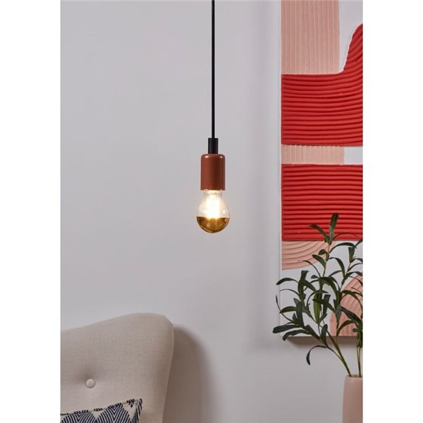 Bombilla LED con cabezal espejo dorado A60,  7.3W 2700K E27 | Luz Cálida y Antideslumbrante