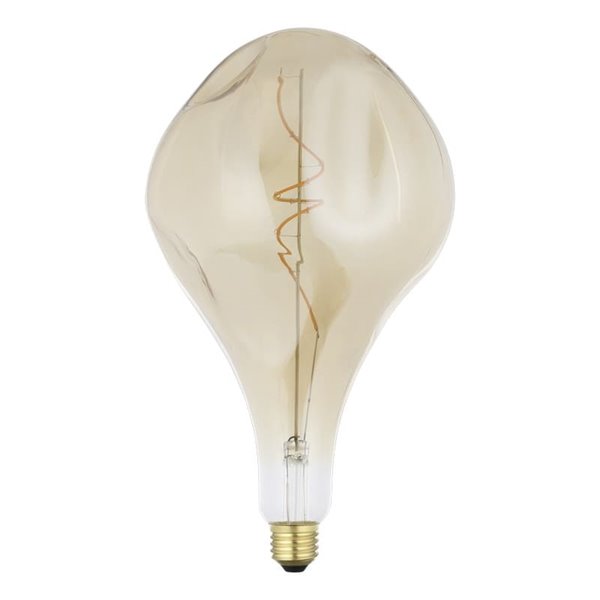 Bombilla LED D165 Ámbar 4W 2700K E27 | Decorativa de Gran Tamaño