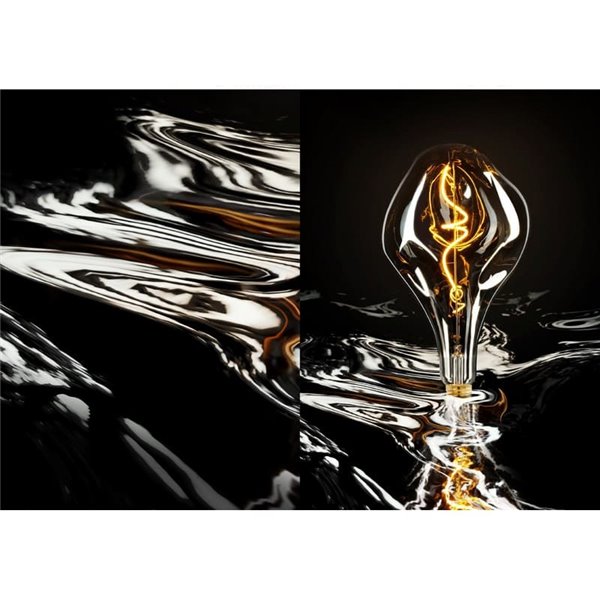 Bombilla LED D165 Smoky 4W 2700K E27 | Decorativa de Gran Tamaño