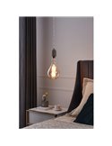 Bombilla LED big size regulable decorativa PS160, Ámbar 8W 2100K E27, de filamento