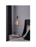 Bombilla LED big size regulable decorativa PS160, Ámbar 8W 2100K E27, de filamento