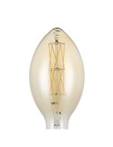 Bombilla LED decorativa E140 Ámbar 8W 2100K E27, de filamento