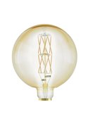 Bombilla LED redonda big size G200, Ámbar 8W 2100K E27 | Decorativa con filamento