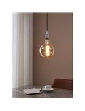 Bombilla LED redonda big size G200, Ámbar 8W 2100K E27 | Decorativa con filamento