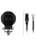 Trasera de Faro de Trabajo LED redondo HELLA R2100 con optica campo ancho 12V-24V 2100lm IP67 1G0 357 109-101 Hella