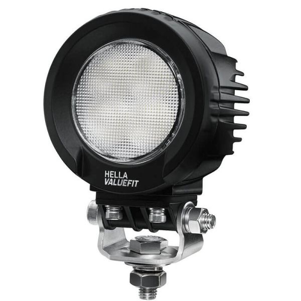 Faro de Trabajo LED redondo HELLA R2100 con optica campo ancho 12V-24V 2100lm IP67 1G0 357 109-101 Hella