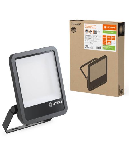 Projecteur LED noir extérieur 133W - 200 - 20 000Lm IP66 Projecteur Ledvance Gen4 200 FL 200 P 133W 20KLM 4000K