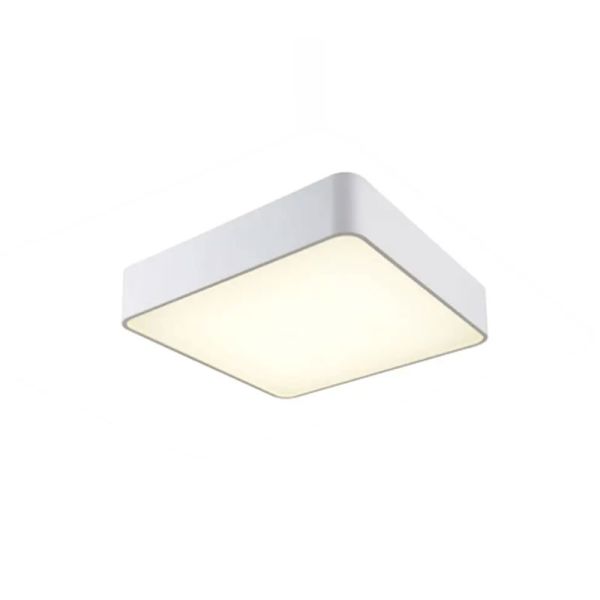 Plafón de Techo LED cuadrado CUMBUCO 40cm blanco 35W 4000K