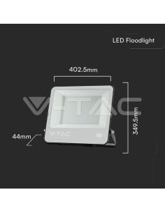 Proyector LED 200W SMD SAMSUNG con Cristal Esmerilado 1m Cable IP65 | Luz Blanca 6500K 2