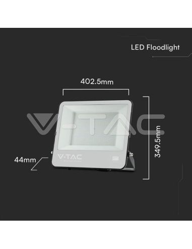 Projecteur LED SMD SAMSUNG 200 W avec verre dépoli, câble IP65 de 1 m | Lumière blanche 6500K