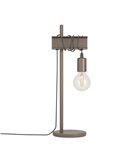 Lámpara de sobremesa de metal TOWNSHEND 4, E27 estilo industrial marrón