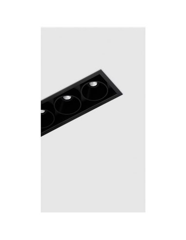 Downlight LED empotrable BLACK FOSTER REC 5 SPOT, 19º, 2700K/3000K/4000K, Surtido de Colores, Regulable/No Regulable