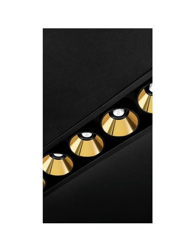 Downlight LED empotrable BLACK FOSTER REC 5 SPOT, 19º, 2700K/3000K/4000K, Surtido de Colores, Regulable/No Regulable