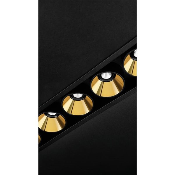 Downlight LED empotrable BLACK FOSTER REC 5 SPOT, 19º, 2700K/3000K/4000K, Surtido de Colores, Regulable/No Regulable