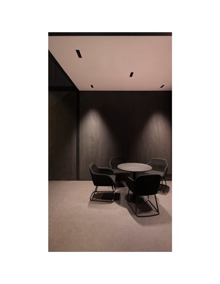 Downlight LED empotrable BLACK FOSTER REC 5 SPOT, 19º, 2700K/3000K/4000K, Surtido de Colores, Regulable/No Regulable