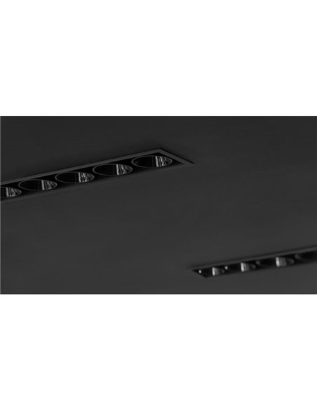 Downlight LED empotrable BLACK FOSTER REC 5 SPOT, 19º, 2700K/3000K/4000K, Surtido de Colores, Regulable/No Regulable