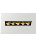 Downlight LED empotrable BLACK FOSTER REC 5 SPOT, 19º, 2700K/3000K/4000K, Surtido de Colores, Regulable/No Regulable