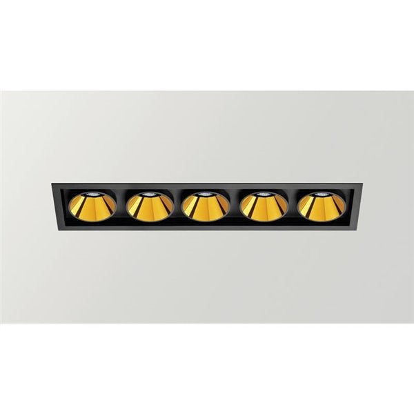 Downlight LED empotrable BLACK FOSTER REC 5 SPOT, 19º, 2700K/3000K/4000K, Surtido de Colores, Regulable/No Regulable