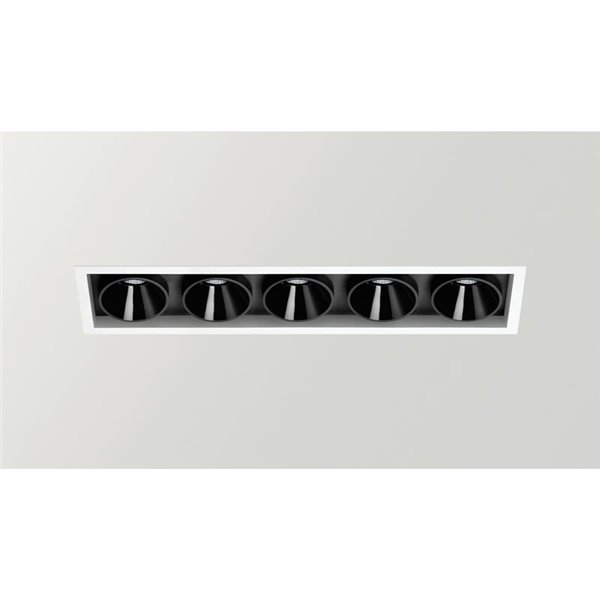 Downlight LED empotrable BLACK FOSTER REC 5 SPOT, 19º, 2700K/3000K/4000K, Surtido de Colores, Regulable/No Regulable