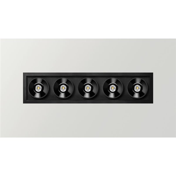 Downlight LED empotrable BLACK FOSTER REC 5 SPOT, 19º, 2700K/3000K/4000K, Surtido de Colores, Regulable/No Regulable