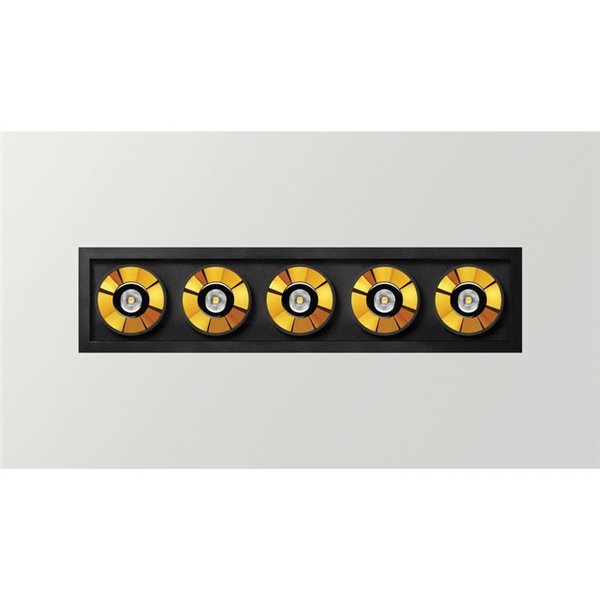 Downlight LED empotrable BLACK FOSTER REC 5 SPOT, 19º, 2700K/3000K/4000K, Surtido de Colores, Regulable/No Regulable