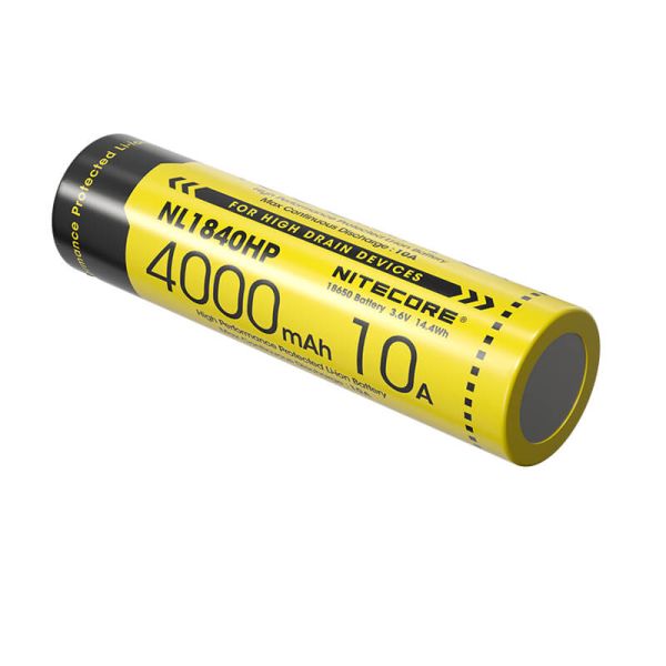Nitecore NL1840HP 4000mAh Batería Li-ion 18650 Recargable 10A Alta capacidad