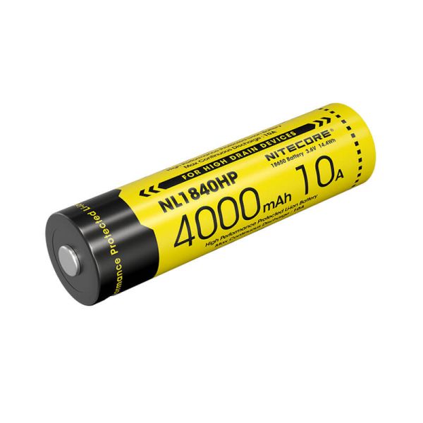 Nitecore NL1840HP 4000mAh Batería Li-ion 18650 Recargable 10A Alta capacidad