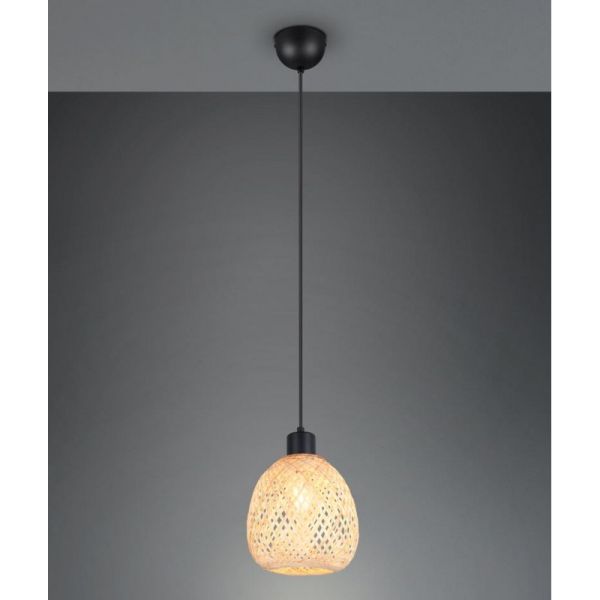 Lampe de plafond AMELIE Finition Bambou | LéonLeds