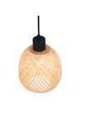 Lampe de plafond AMELIE Finition Bambou | LéonLeds