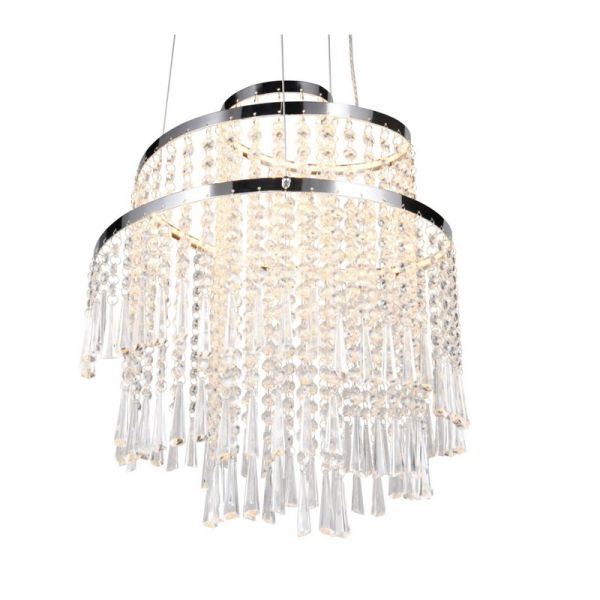 Candeeiro suspenso LED POMP Ø38cm estilo clássico | LeonLeds