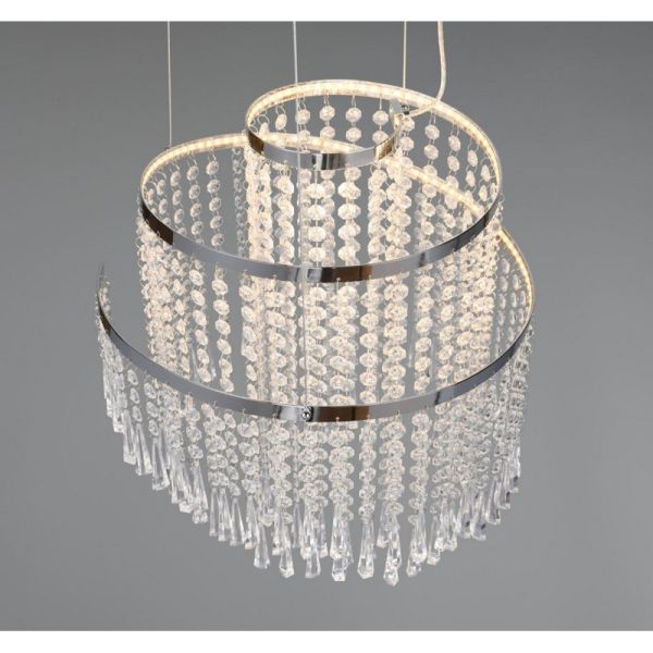 Lámpara Colgante LED POMP Ø38cm Estilo Clásico | LeonLeds