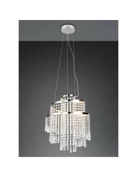 Lámpara Colgante LED POMP Ø38cm Estilo Clásico | LeonLeds