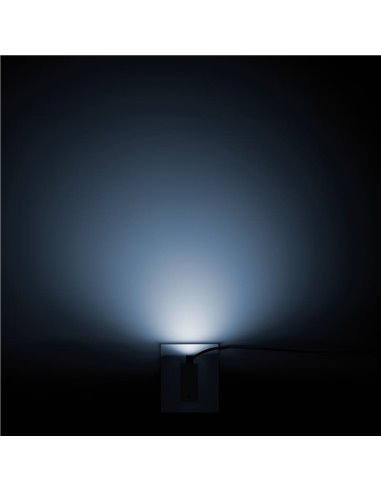 Lampadaire noir à lumière indirecte STANDUP, hauteur 1,99 m, 2700K/3000K - 4210Lm/4320Lm