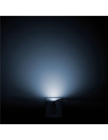 Lampadaire noir à lumière indirecte STANDUP, hauteur 1,99 m, 2700K/3000K - 4210Lm/4320Lm