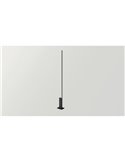 Lámpara de pie negra con luz indirecta STANDUP, 1,99 m de altura, 2700K/3000K - 4210Lm/4320Lm