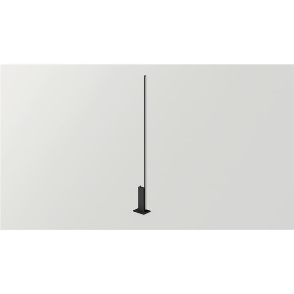 Lámpara de pie negra con luz indirecta STANDUP, 1,99 m de altura, 2700K/3000K - 4210Lm/4320Lm