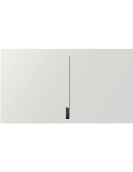 Lámpara de pie negra con luz indirecta STANDUP, 1,99 m de altura, 2700K/3000K - 4210Lm/4320Lm