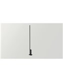 Lámpara de pie negra con luz indirecta STANDUP, 1,99 m de altura, 2700K/3000K - 4210Lm/4320Lm