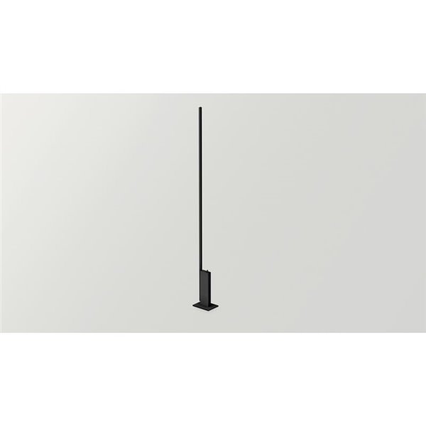 Lámpara de pie negra con luz indirecta STANDUP, 1,99 m de altura, 2700K/3000K - 4210Lm/4320Lm