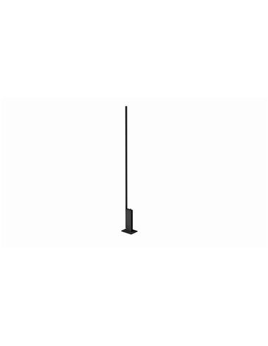 Lámpara de pie negra con luz indirecta STANDUP, 1,99 m de altura, 2700K/3000K - 4210Lm/4320Lm