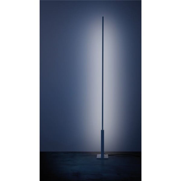 Lámpara de pie negra con luz indirecta STANDUP, 1,99 m de altura, 2700K/3000K - 4210Lm/4320Lm