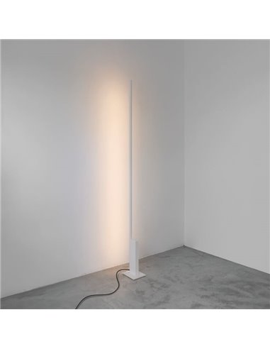 Lampadaire blanc à lumière indirecte STANDUP, 2700K/3000K - 4210Lm/4320Lm